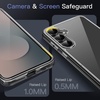 image:imageJETech Case for Samsung Galaxy S24 AntiYellowing Clear  Shockproof Protection Scratch Resistant Hard PC Back Durable Transparent TPU BumperBlack