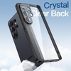 image:imageJETech Case for Samsung Galaxy S24 AntiYellowing Clear  Shockproof Protection Scratch Resistant Hard PC Back Durable Transparent TPU BumperBlack