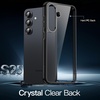 image:imageJETech Case for Samsung Galaxy S24 AntiYellowing Clear  Shockproof Protection Scratch Resistant Hard PC Back Durable Transparent TPU BumperBlack