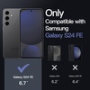 image:imageJETech Case for Samsung Galaxy S24 AntiYellowing Clear  Shockproof Protection Scratch Resistant Hard PC Back Durable Transparent TPU BumperBlack