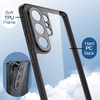 image:imageJETech Case for Samsung Galaxy S24 AntiYellowing Clear  Shockproof Protection Scratch Resistant Hard PC Back Durable Transparent TPU BumperBlack