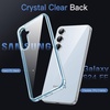 image:imageJETech Case for Samsung Galaxy S24 AntiYellowing Clear  Shockproof Protection Scratch Resistant Hard PC Back Durable Transparent TPU BumperBlue