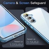 image:imageJETech Case for Samsung Galaxy S24 AntiYellowing Clear  Shockproof Protection Scratch Resistant Hard PC Back Durable Transparent TPU BumperBlue