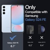 image:imageJETech Case for Samsung Galaxy S24 AntiYellowing Clear  Shockproof Protection Scratch Resistant Hard PC Back Durable Transparent TPU BumperBlue
