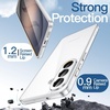 image:imageJETech Case for Samsung Galaxy S24 AntiYellowing Clear  Shockproof Protection Scratch Resistant Hard PC Back Durable Transparent TPU BumperClear