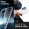 image:imageJETech Case for Samsung Galaxy S24 AntiYellowing Clear  Shockproof Protection Scratch Resistant Hard PC Back Durable Transparent TPU BumperClear