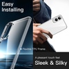 image:imageJETech Case for Samsung Galaxy S24 AntiYellowing Clear  Shockproof Protection Scratch Resistant Hard PC Back Durable Transparent TPU BumperClear