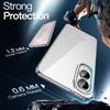 image:imageJETech Case for Samsung Galaxy S24 AntiYellowing Clear  Shockproof Protection Scratch Resistant Hard PC Back Durable Transparent TPU BumperClear