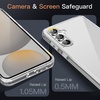 image:imageJETech Case for Samsung Galaxy S24 AntiYellowing Clear  Shockproof Protection Scratch Resistant Hard PC Back Durable Transparent TPU BumperClear