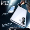 image:imageJETech Case for Samsung Galaxy S24 AntiYellowing Clear  Shockproof Protection Scratch Resistant Hard PC Back Durable Transparent TPU BumperClear