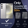 image:imageJETech Case for Samsung Galaxy S24 AntiYellowing Clear  Shockproof Protection Scratch Resistant Hard PC Back Durable Transparent TPU BumperClear