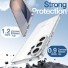 image:imageJETech Case for Samsung Galaxy S24 AntiYellowing Clear  Shockproof Protection Scratch Resistant Hard PC Back Durable Transparent TPU BumperClear