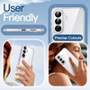 image:imageJETech Case for Samsung Galaxy S24 AntiYellowing Clear  Shockproof Protection Scratch Resistant Hard PC Back Durable Transparent TPU BumperClear
