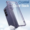 image:imageJETech Case for Samsung Galaxy S24 AntiYellowing Clear  Shockproof Protection Scratch Resistant Hard PC Back Durable Transparent TPU BumperCobalt Violet
