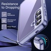 image:imageJETech Case for Samsung Galaxy S24 AntiYellowing Clear  Shockproof Protection Scratch Resistant Hard PC Back Durable Transparent TPU BumperCobalt Violet