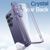 image:imageJETech Case for Samsung Galaxy S24 AntiYellowing Clear  Shockproof Protection Scratch Resistant Hard PC Back Durable Transparent TPU BumperHeron Purple