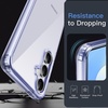 image:imageJETech Case for Samsung Galaxy S24 AntiYellowing Clear  Shockproof Protection Scratch Resistant Hard PC Back Durable Transparent TPU BumperIcyblue