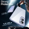 image:imageJETech Case for Samsung Galaxy S24 AntiYellowing Clear  Shockproof Protection Scratch Resistant Hard PC Back Durable Transparent TPU BumperIcyblue