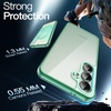 image:imageJETech Case for Samsung Galaxy S24 AntiYellowing Clear  Shockproof Protection Scratch Resistant Hard PC Back Durable Transparent TPU BumperMint