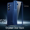 image:imageJETech Case for Samsung Galaxy S24 AntiYellowing Clear  Shockproof Protection Scratch Resistant Hard PC Back Durable Transparent TPU BumperNavy