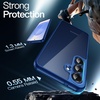 image:imageJETech Case for Samsung Galaxy S24 AntiYellowing Clear  Shockproof Protection Scratch Resistant Hard PC Back Durable Transparent TPU BumperNavy