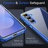 image:imageJETech Case for Samsung Galaxy S24 AntiYellowing Clear  Shockproof Protection Scratch Resistant Hard PC Back Durable Transparent TPU BumperNavy Blue