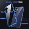 image:imageJETech Case for Samsung Galaxy S24 AntiYellowing Clear  Shockproof Protection Scratch Resistant Hard PC Back Durable Transparent TPU BumperNavy Blue