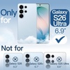 image:imageJETech Case for Samsung Galaxy S24 AntiYellowing Clear  Shockproof Protection Scratch Resistant Hard PC Back Durable Transparent TPU BumperOmphalodes