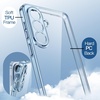 image:imageJETech Case for Samsung Galaxy S24 AntiYellowing Clear  Shockproof Protection Scratch Resistant Hard PC Back Durable Transparent TPU BumperSky Blue