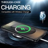 image:imageJETech Case for Samsung Galaxy S24 AntiYellowing Clear  Shockproof Protection Scratch Resistant Hard PC Back Durable Transparent TPU BumperTitanium Black