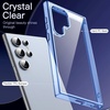 image:imageJETech Case for Samsung Galaxy S24 AntiYellowing Clear  Shockproof Protection Scratch Resistant Hard PC Back Durable Transparent TPU BumperTitanium Blue