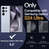 image:imageJETech Case for Samsung Galaxy S24 AntiYellowing Clear  Shockproof Protection Scratch Resistant Hard PC Back Durable Transparent TPU BumperTitanium Blue