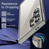 image:imageJETech Case for Samsung Galaxy S24 AntiYellowing Clear  Shockproof Protection Scratch Resistant Hard PC Back Durable Transparent TPU BumperTitanium Grey