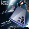 image:imageJETech Case for Samsung Galaxy S24 AntiYellowing Clear  Shockproof Protection Scratch Resistant Hard PC Back Durable Transparent TPU BumperTitanium Silverblue