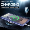 image:imageJETech Case for Samsung Galaxy S24 AntiYellowing Clear  Shockproof Protection Scratch Resistant Hard PC Back Durable Transparent TPU BumperTitanium Silverblue