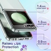 image:imageJETech Case for Samsung Galaxy Z Flip 5 AntiYellowing Clear  Shockproof Protection Scratch Resistant Hard PC Back Durable Transparent TPU BumperClear