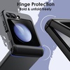 image:imageJETech Case for Samsung Galaxy Z Flip 5 Hinge Protection Black  HeavyDuty Protection Hard PC Phone Cover AntiFingerprint Matte FinishBlack