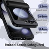 image:imageJETech Case for Samsung Galaxy Z Flip 5 Hinge Protection Black  HeavyDuty Protection Hard PC Phone Cover AntiFingerprint Matte FinishBlack