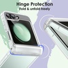 image:imageJETech Case for Samsung Galaxy Z Flip 5 Hinge Protection Black  HeavyDuty Protection Hard PC Phone Cover AntiFingerprint Matte FinishFrosted Clear
