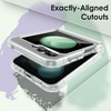 image:imageJETech Case for Samsung Galaxy Z Flip 5 Hinge Protection Black  HeavyDuty Protection Hard PC Phone Cover AntiFingerprint Matte FinishFrosted Clear