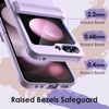 image:imageJETech Case for Samsung Galaxy Z Flip 5 Hinge Protection Black  HeavyDuty Protection Hard PC Phone Cover AntiFingerprint Matte FinishLight Purple
