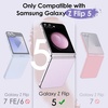 image:imageJETech Case for Samsung Galaxy Z Flip 5 Mint Green  Hard PC Construction Slim Shockproof Protection AntiScratch FinishPurple