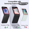 image:imageJETech Case for Samsung Galaxy Z Flip 7 FEFlip 6 Mint Green  Hard PC Construction Slim Shockproof Protection AntiScratch FinishBlack