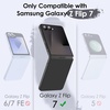 image:imageJETech Case for Samsung Galaxy Z Flip 7 FEFlip 6 Mint Green  Hard PC Construction Slim Shockproof Protection AntiScratch FinishBlack