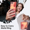 image:imageJETech Case for Samsung Galaxy Z Flip 7 FEFlip 6 Mint Green  Hard PC Construction Slim Shockproof Protection AntiScratch FinishCoralred