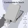 image:imageJETech Case for Samsung Galaxy Z Flip 7 FEFlip 6 Mint Green  Hard PC Construction Slim Shockproof Protection AntiScratch FinishGray