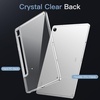 image:imageJETech Clear Case for Samsung Galaxy Tab S10 LiteS10 FES9 FE 109 Clear  AntiYellowing Shockproof Hard PC Back Soft TPU Bumper Slim Fit CoverClear