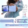 image:imageJETech Clear Case for Samsung Galaxy Z Flip 7 FEFlip 6 Clear  Crystal Clear Back Hard PC Construction Slim Fit Shockproof ProtectionBlue