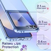 image:imageJETech Clear Case for Samsung Galaxy Z Flip 7 FEFlip 6 Clear  Crystal Clear Back Hard PC Construction Slim Fit Shockproof ProtectionBlue