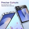 image:imageJETech Clear Case for Samsung Galaxy Z Flip 7 FEFlip 6 Clear  Crystal Clear Back Hard PC Construction Slim Fit Shockproof ProtectionClear